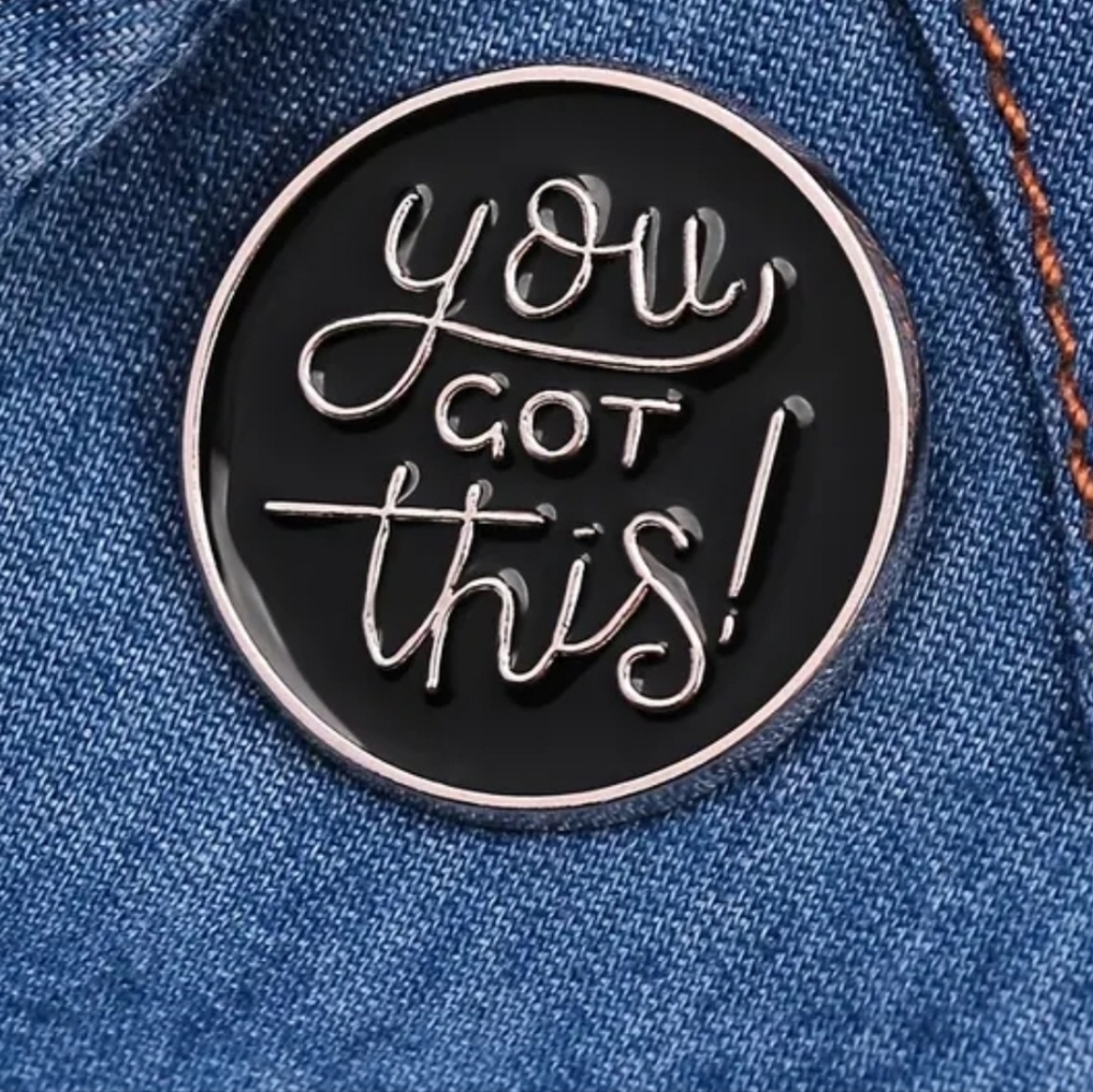 **Inspirational enamel pin** - Picture 2 of 3